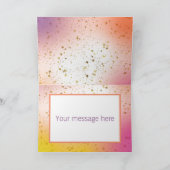 最高の母の日エレガントカラフルモダン前の母 カード (内部)