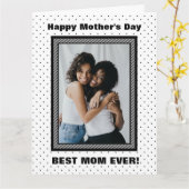 最高の母の日カスタムのカード カード (黄色い花)