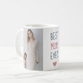 最高の母の日パーソナライズされたのマグカップ コーヒーマグカップ (正面左)