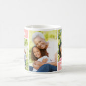 最高の母の日フォトコラージュ コーヒーマグカップ (中央)