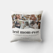 最高の母の日数々の写真 クッション (裏面)