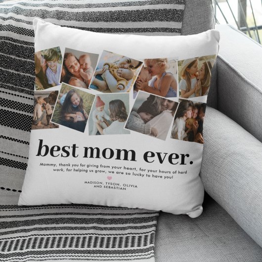 最高の母の日数々の写真 クッション