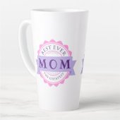 最高の母の日素晴らしに母の日 カフェラテマグ (左アングル)