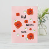 最高の母の日 シーズンカード (スタンド正面)