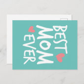 最高の母の日 タイポグラフィ | ポストカード (正面/裏面)