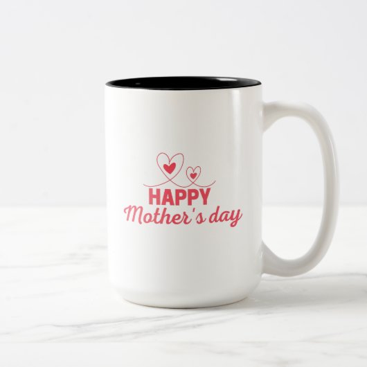 最高の母の日 ツートーンマグカップ (右)