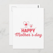 最高の母の日 ポストカード (正面/裏面)