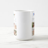 最高の母の検索ベビー子供かわいい写真コラージュ コーヒーマグカップ (中央)