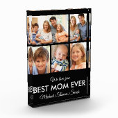 最高の母の母の日の写真コラージュ フォトブロック (左)