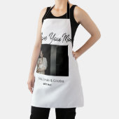 最高の母の母の母の母の日を追加の写真名 エプロン (インサイチュ)