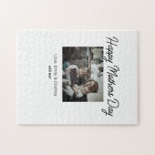 最高の母の母の母の母の日を追加の写真名 ジグソーパズル (横)