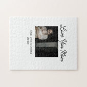 最高の母の母の母の母の日を追加の写真名 ジグソーパズル (横)