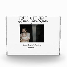 最高の母の母の母の母の日を追加の写真名