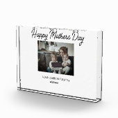 最高の母の母の母の母の日を追加の写真名 フォトブロック (右)