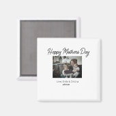 最高の母の母の母の母の日を追加の写真名 マグネット (正面/裏面)