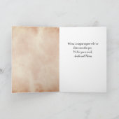 最高の母の水彩母の日の写真カード カード (内部)