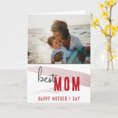 最高の母の水彩母の日の写真 カード