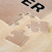 最高の母の水色母の日の写真 ジグソーパズル (側面)