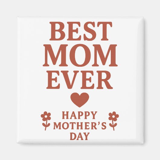 最高の母の磁石 マグネット (正面)