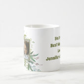 最高の母の緑 コーヒーマグカップ (中央)