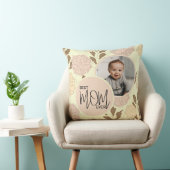 最高の母の花のパターン写真 クッション (椅子)