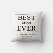 最高の母の贈り物装飾用クッション クッション (正面)