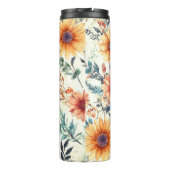 最高の母の黄色い花 タンブラー (裏面)