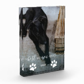 最高の母はカスタム犬の写真ブロック フォトブロック (左)