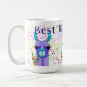 最高の母はコーヒーのマグカップ コーヒーマグカップ (左)