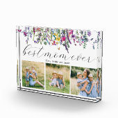 最高の母はモダン3枚の写真 フォトブロック (右)