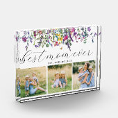 最高の母はモダン3枚の写真 フォトブロック (左)