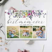 最高の母はモダン3枚の写真 フォトブロック