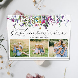 最高の母はモダン3枚の写真 フォトブロック