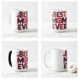 最高の母は今までにかわいいハート母の日 コーヒーマグカップ