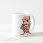 最高の母は今までカスタムの家族の母の日 コーヒーマグカップ (正面右)