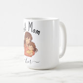 最高の母は今までカスタムの家族の母の日 コーヒーマグカップ (正面右)