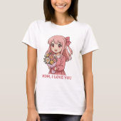 最高の母は今までカスタムの家族の母の日 Tシャツ (正面)