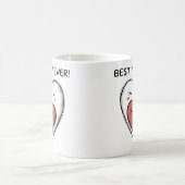 最高の母は今まで可愛いハートマグギフト コーヒーマグカップ (中央)