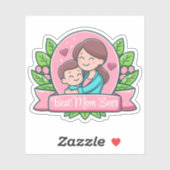 最高の母は今まで母と子カスタムは シール (シート)