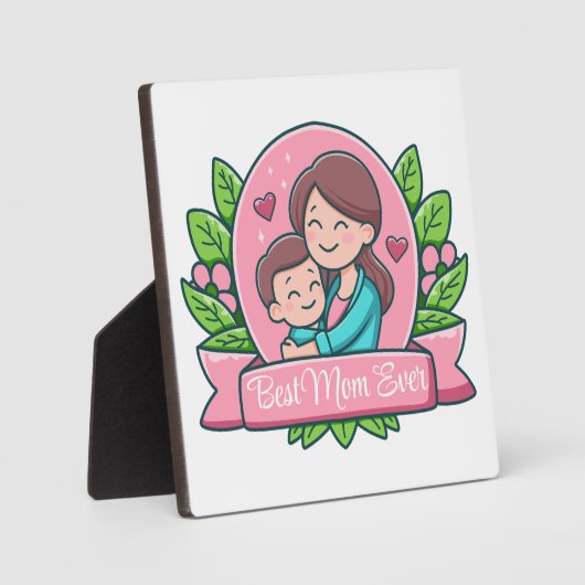 最高の母は今まで母と子カスタムは フォトプラーク (正面)