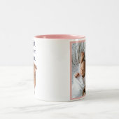 最高の母は今まで鹿素朴とベビー写真マザーズ・デイ ツートーンマグカップ (中央)