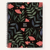 最高の母は今まエレガントでレトロな魔法の庭 ノートブック (正面)