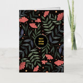 最高の母は今まエレガントでレトロな魔法の庭 箔シーズンカード (正面)