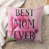 最高の母は常にピンクのチューリップ クッション (ブランケット)