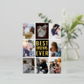 最高の母は常にフォトゴールドフォイル 箔シーズンポストカード