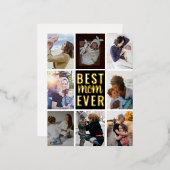 最高の母は常にフォトゴールドフォイル 箔シーズンポストカード