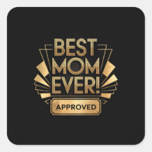 最高の母は常に承認 – ゴールデン文字デザイン