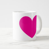 最高の母は常に文字のみマグカップ – 名前をカスタムするギフトママ ジャンボコーヒーマグカップ (正面右)