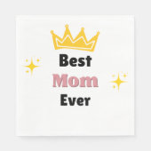 最高の母は常に文字 スタンダードランチョンナプキン (正面)