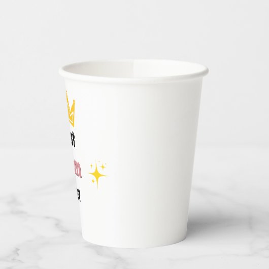 最高の母は常に文字 紙コップ (左)